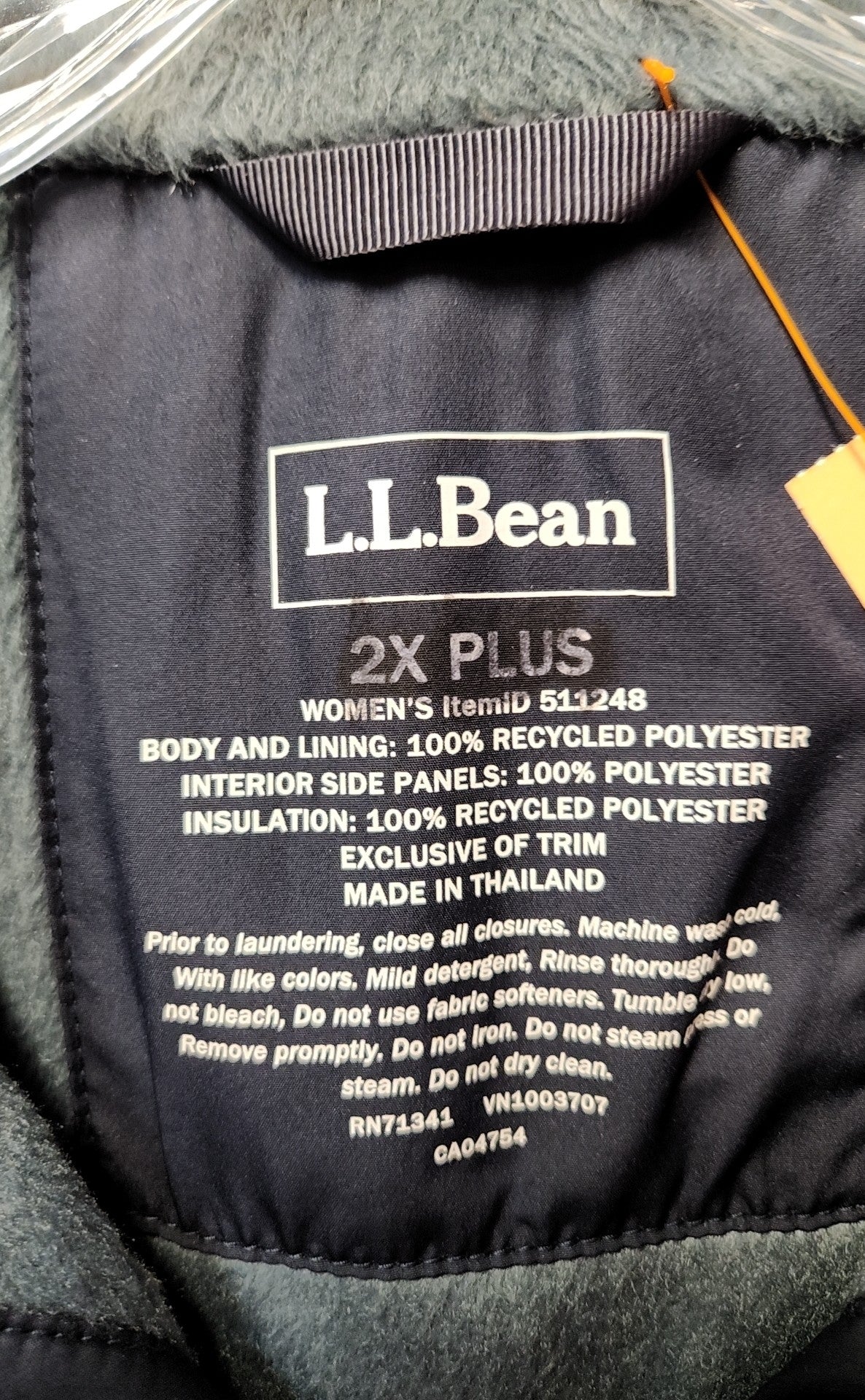 LL Bean Women's Size 2X Navy Vest