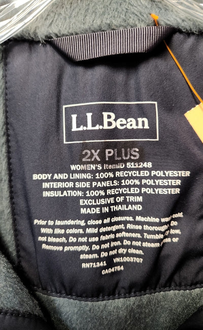 LL Bean Women's Size 2X Navy Vest