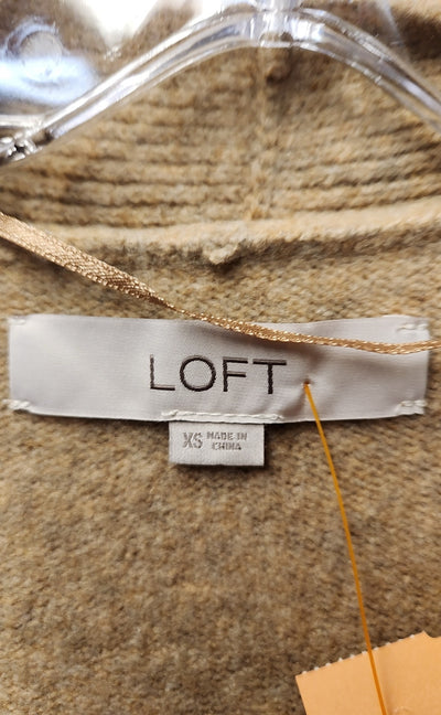 Loft Women's Size XS Tan Cardigan