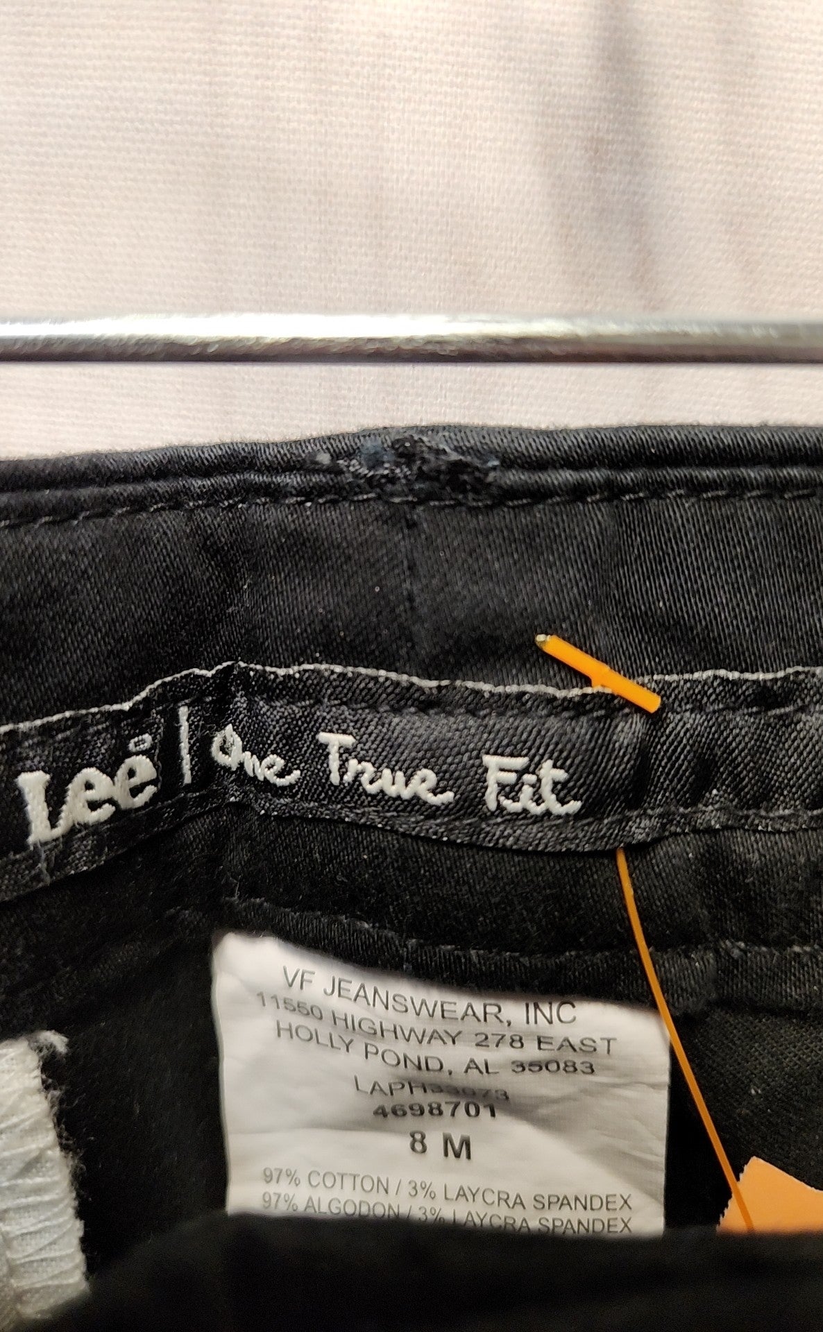 Lee Women's Size 8 Black Pants