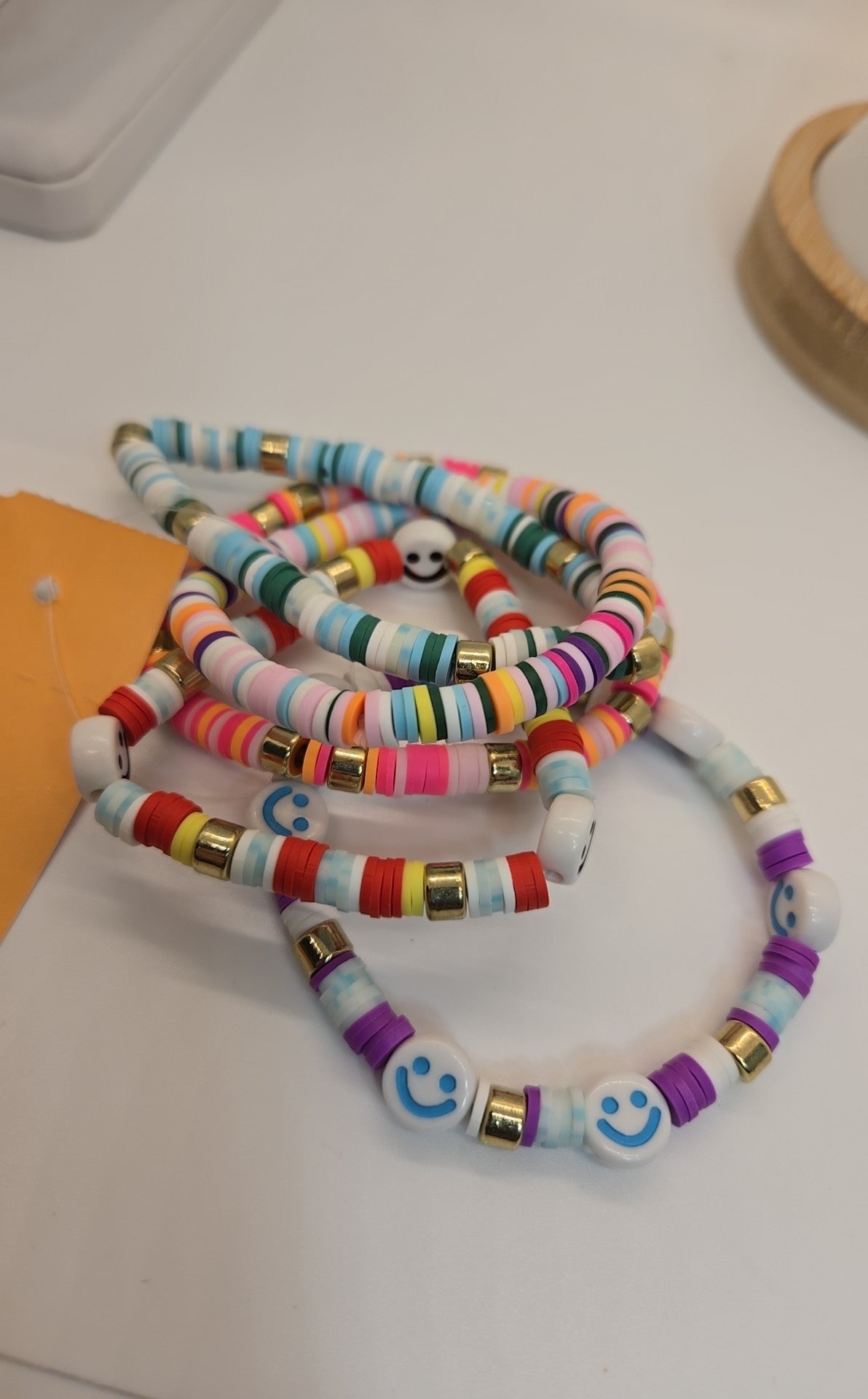 5PCS Multi-Color Beaded Bracelets