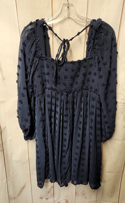 Altar'd State Women's Size L Navy Dress