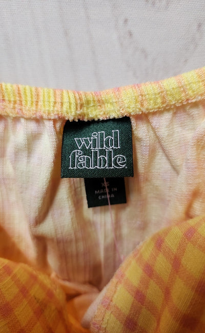 Wild Fable Women's Size XS Yellow Dress