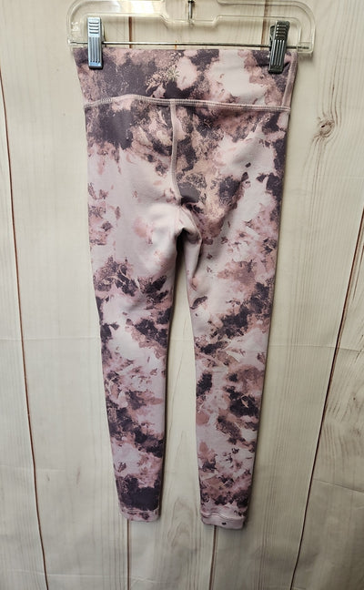 Athleta Girl's Size 6 Pink Leggings