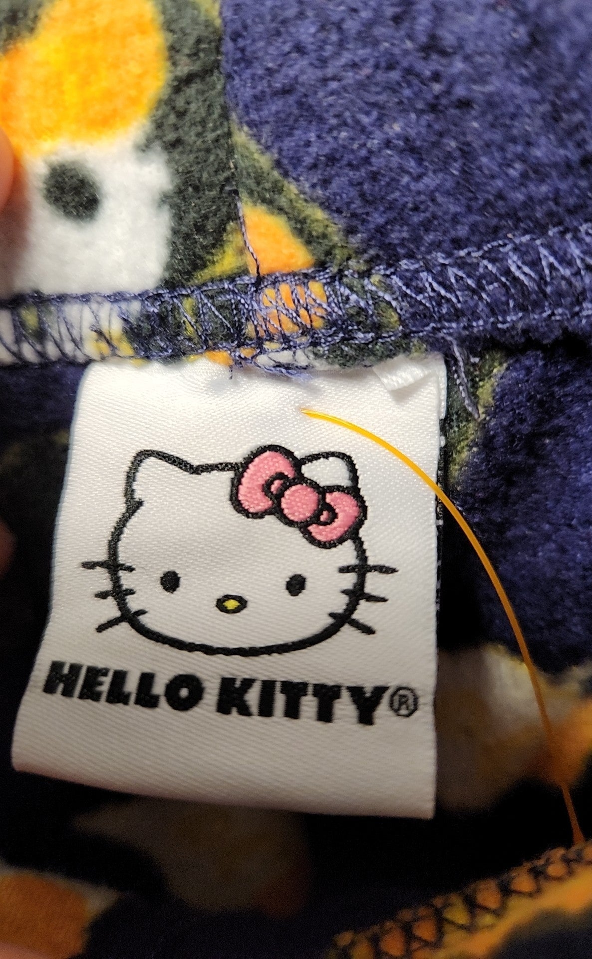 Hello Kitty Women's Size L Blue Holiday PJ Bottoms