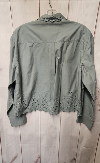 Gap Women's Size S Green Long Sleeve Top