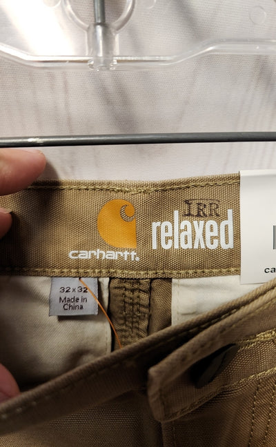 NWT Carhartt Men's Size 32x32 Tan Pants
