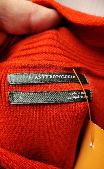 Anthropologie Women's Size L Red Sweater