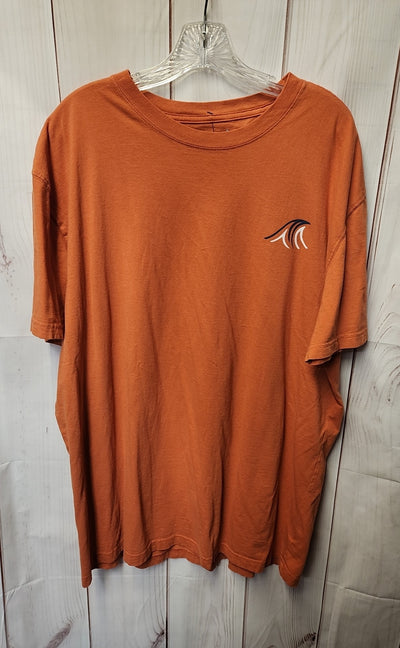 Reel Life Men's Size XL Orange Shirt