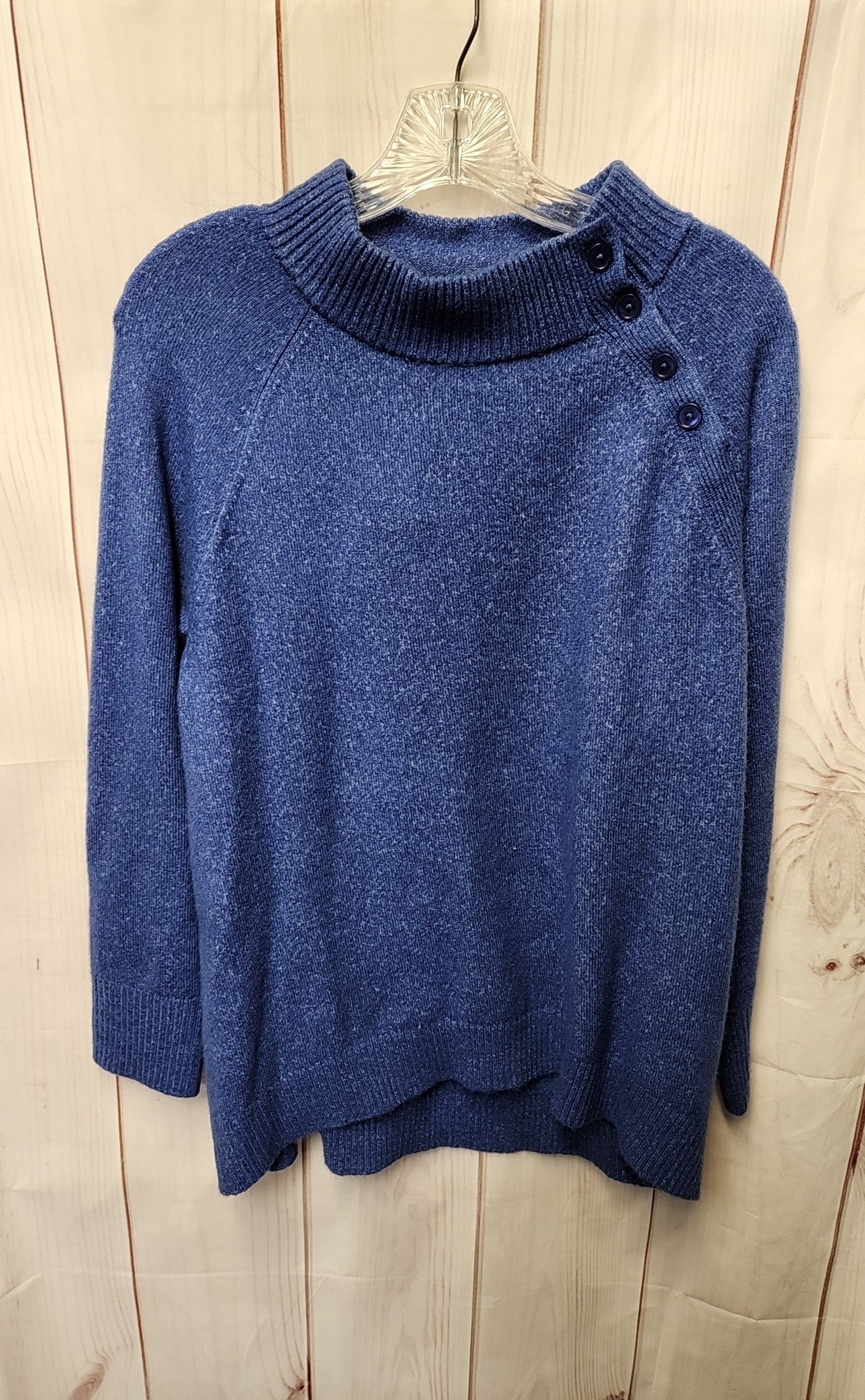 Talbots Women's Size L Petite Blue Sweater