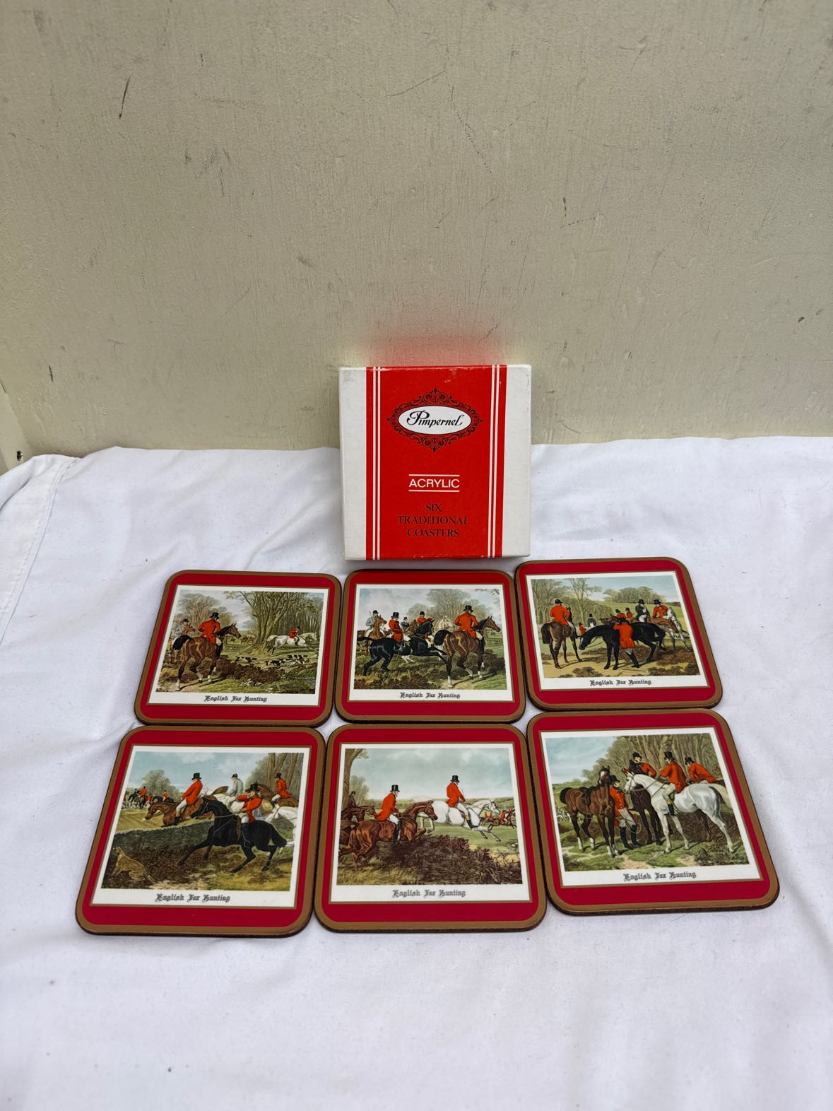 NIB 6PCS Pimpernel Coasters