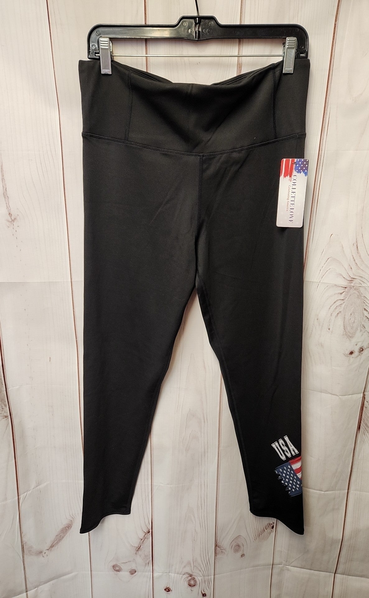 NWT Collette Love Women's Size XL Black Leggings