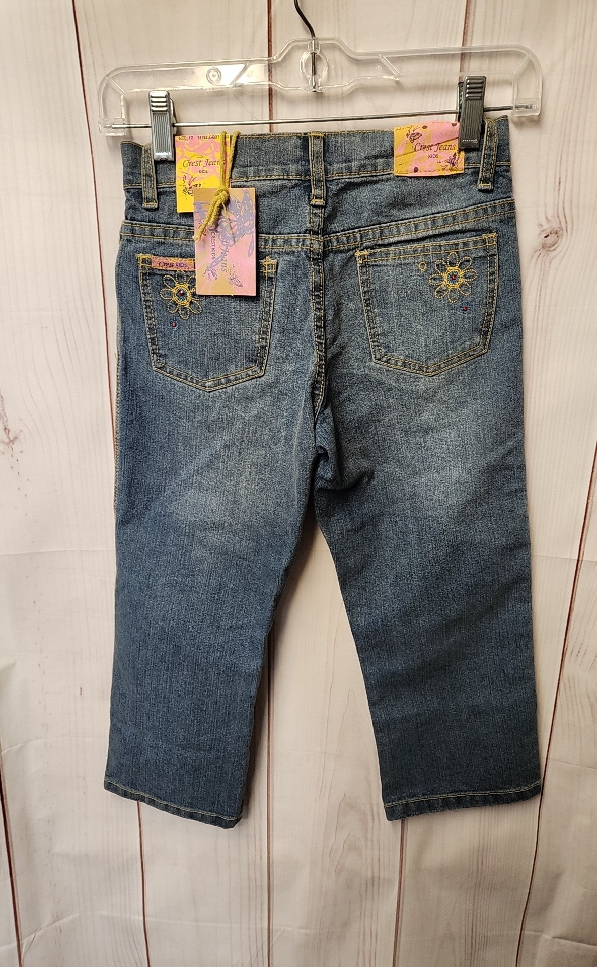 NWT Crest Girl's Size 12 Blue Jeans