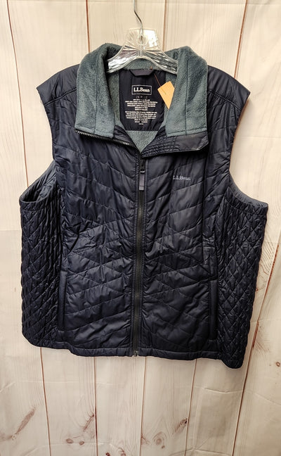 LL Bean Women's Size 2X Navy Vest