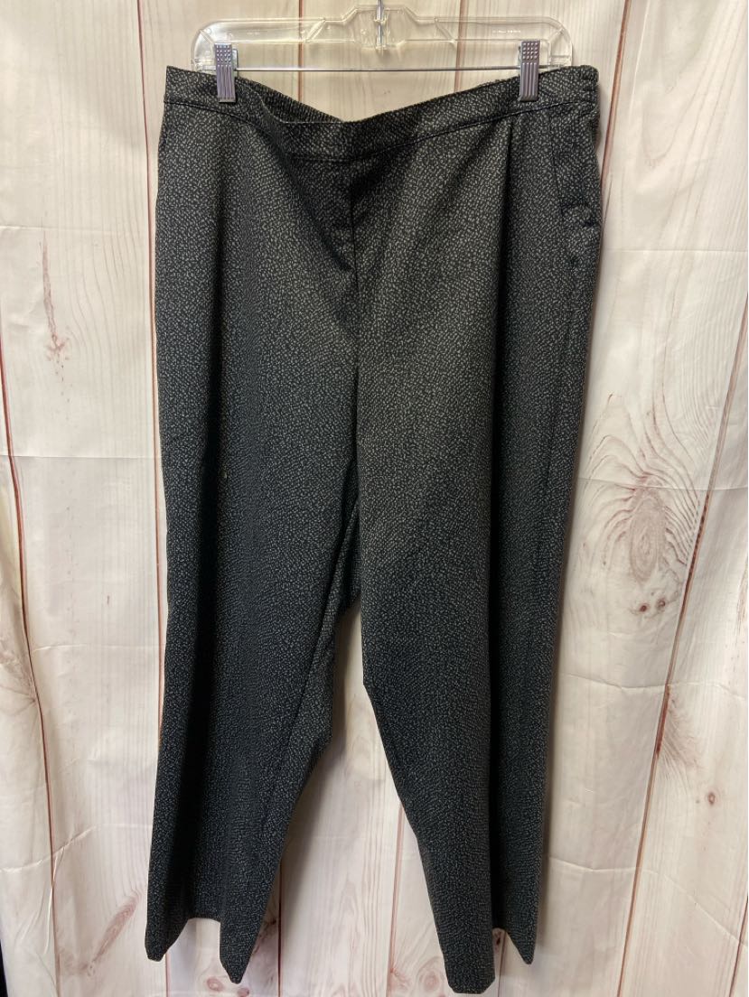 Alfred Dunner Women's Size L Gray Pants