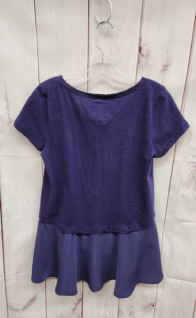 9-H15 STCL Women's Size M Purple Short Sleeve Top