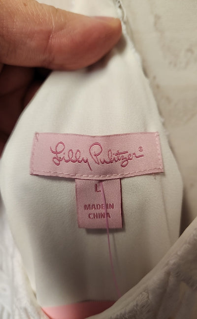 Lilly Pulitzer Women's Size L White Dress