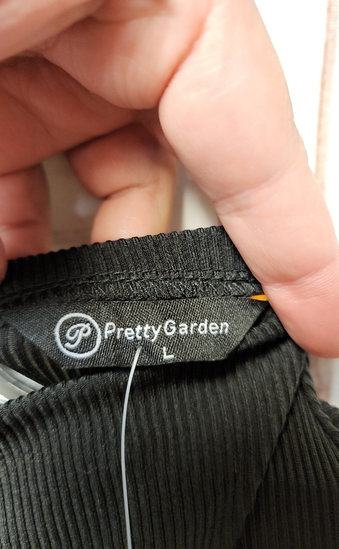 NWT Pretty Garden Women's Size L Black Jumpsuit