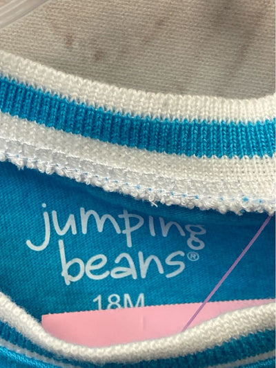 NWT Jumping Beans Boy's Size 18 Months Blue Shirt