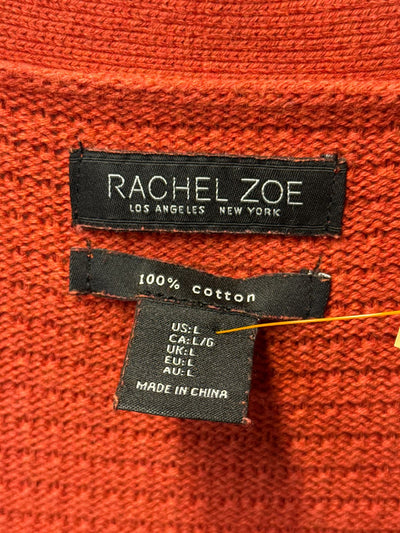 Rachel Zoe Women's Size L Red Cardigan