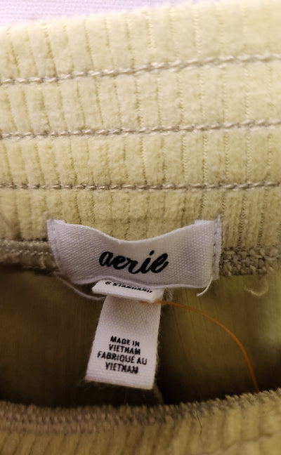 Aerie Women's Size L Green Corduroy Pants