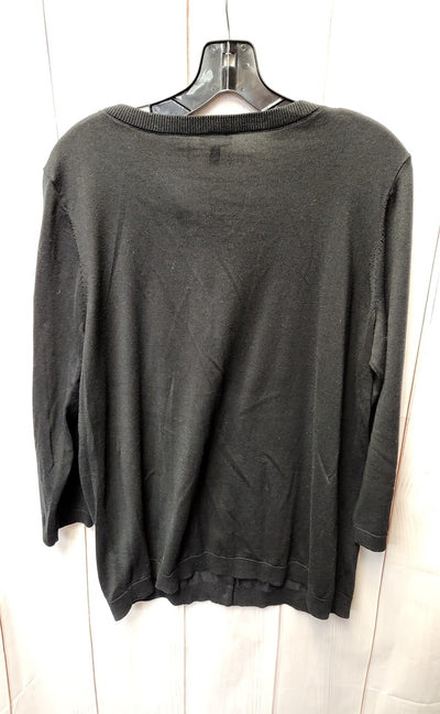 NWT Talbots Women's Size XL Black Cardigan