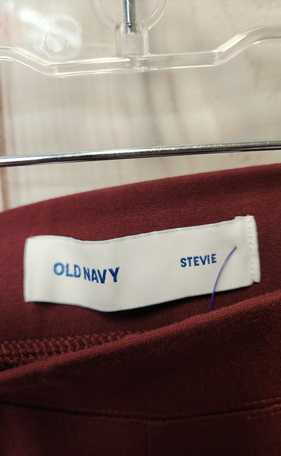 Old Navy Women's Size M Tall Maroon Pants Stevie