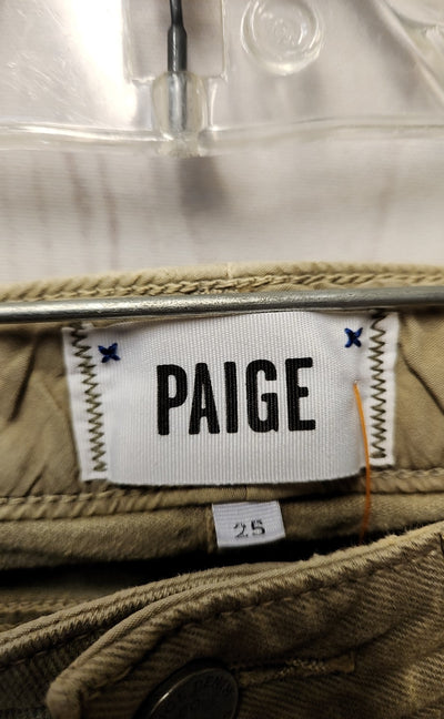 Paige Women's Size 25 (0) Green Jeans