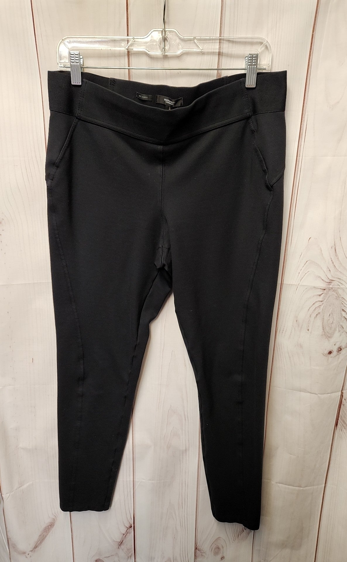 Simply Vera Women's Size L Black Pants Skinny