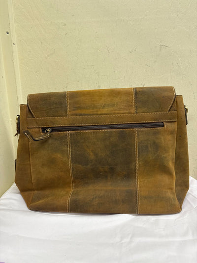 NWT Viceroy Brown Leather Briefcase