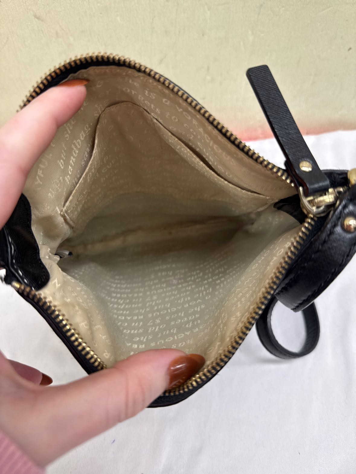 Kate Spade Black Purse Bag AS IS - marks