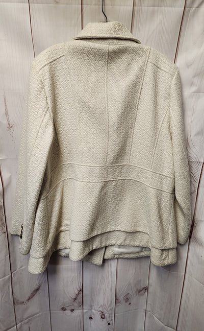 Jessica Simpson Women's Size 2X White Jacket