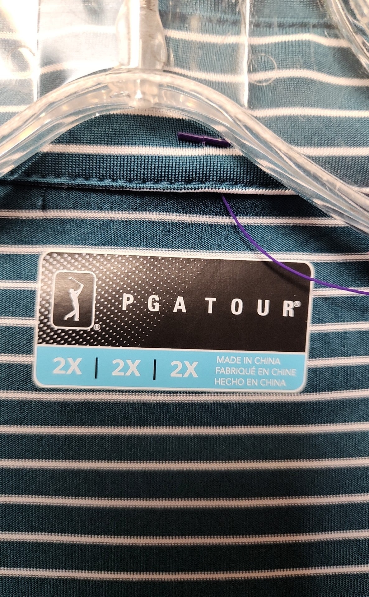 PGA Men's Size 2X Green Shirt