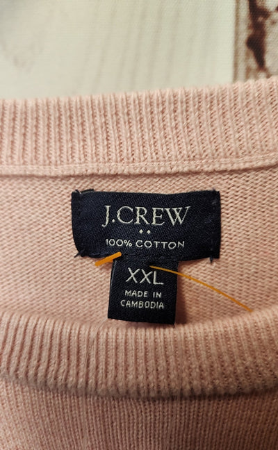 NWT J Crew Men's Size XXL Pink Sweater