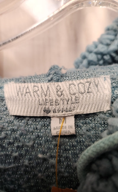 Warm & Cozy Women's Size M Light Blue Jacket
