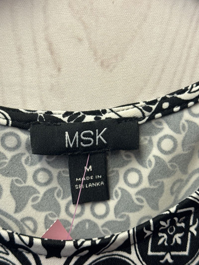Msk Women's Size M Black & White Dress