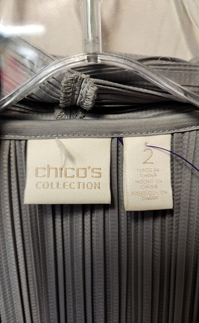 Chico's Women's Size 2 = US L Gray Cardigan