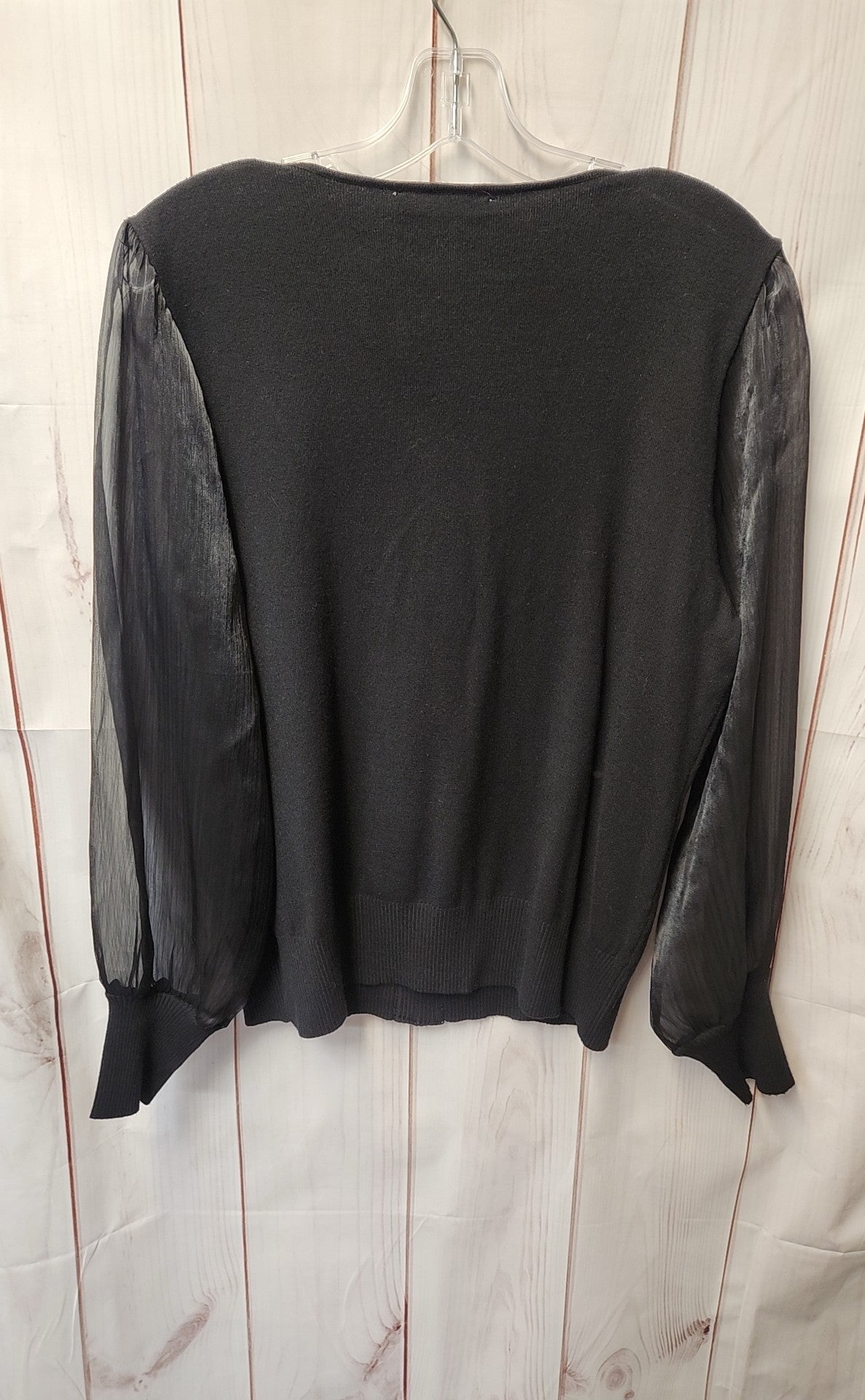 Sioni Women's Size L Black Long Sleeve Top