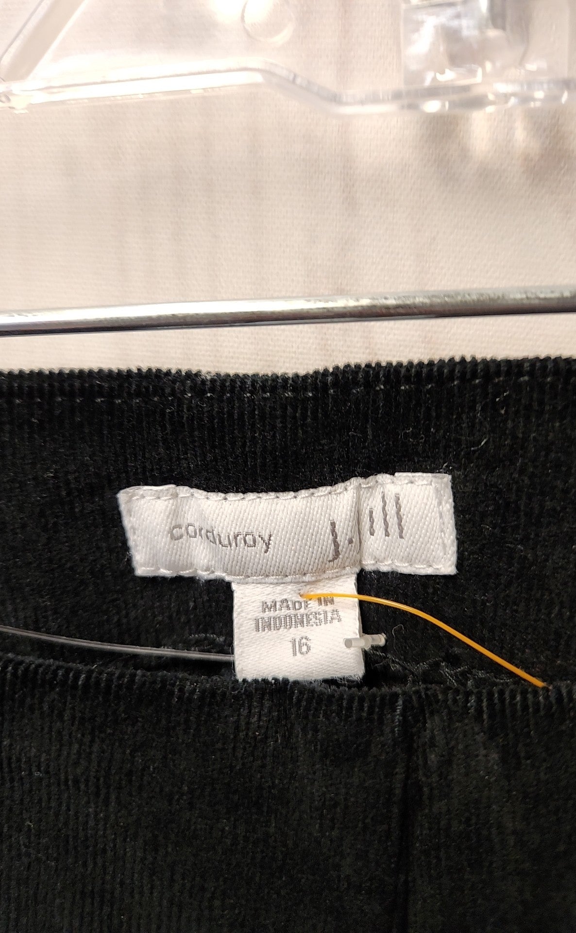 J Jill Women's Size 16 Black Corduroy Pants