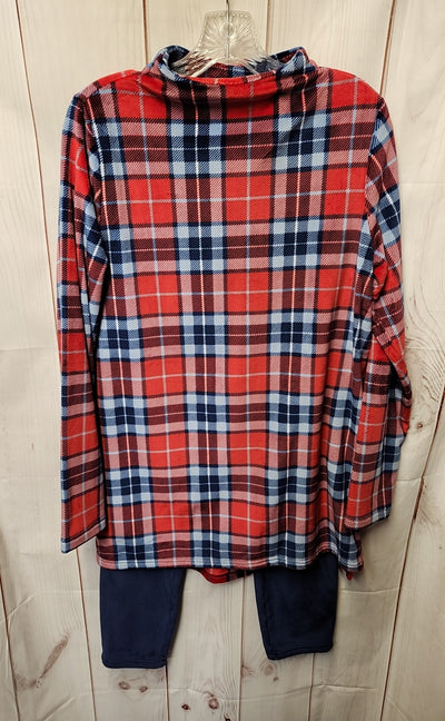 Lands End Women's Size M Red & Blue Pajamas