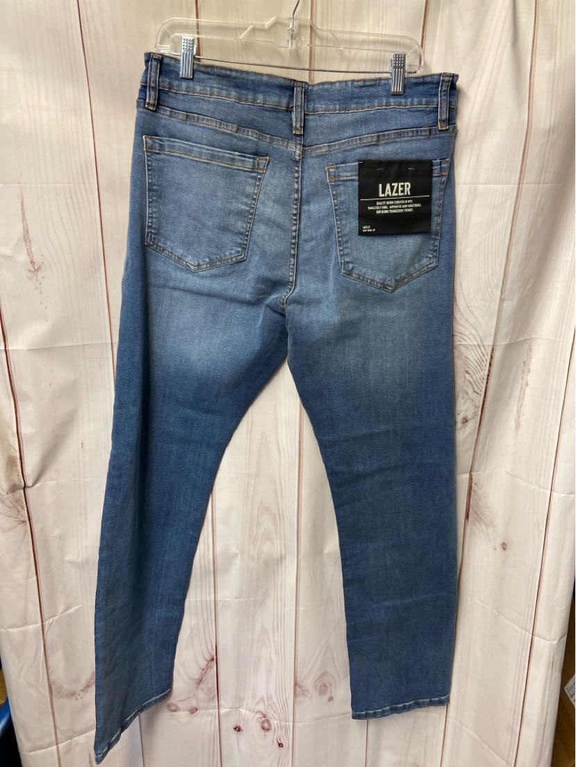 Lazer Men's Size 36x32 Blue Jeans Slim Fit