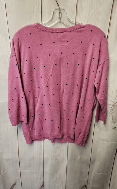 J Jill Women's Size S Pink Sweater