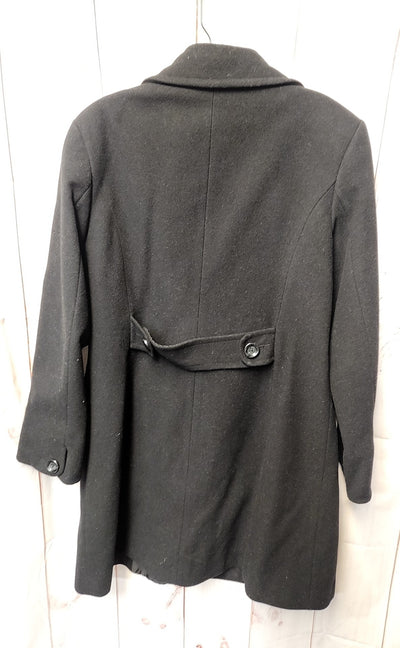 Croft & Barrow Women's Size L Black Coat