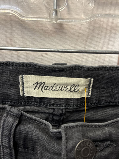 Madewell Women's Size 27 (3-4) Black Jeans 9" High Rise Skinny