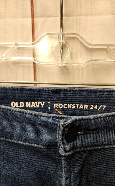 Old Navy Women's Size 24 (00) Blue Jeans Rockstar