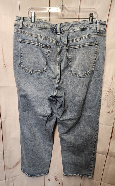 Talbots Women's Size 34 (18/1X) Blue Jeans High Waist Relaxed Jean