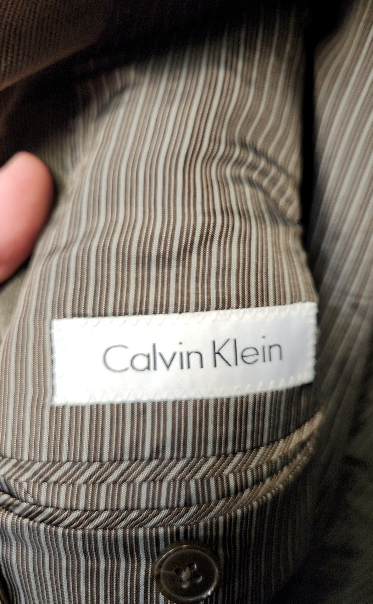 Calvin Klein Men's Size 42 Green Sport Coat