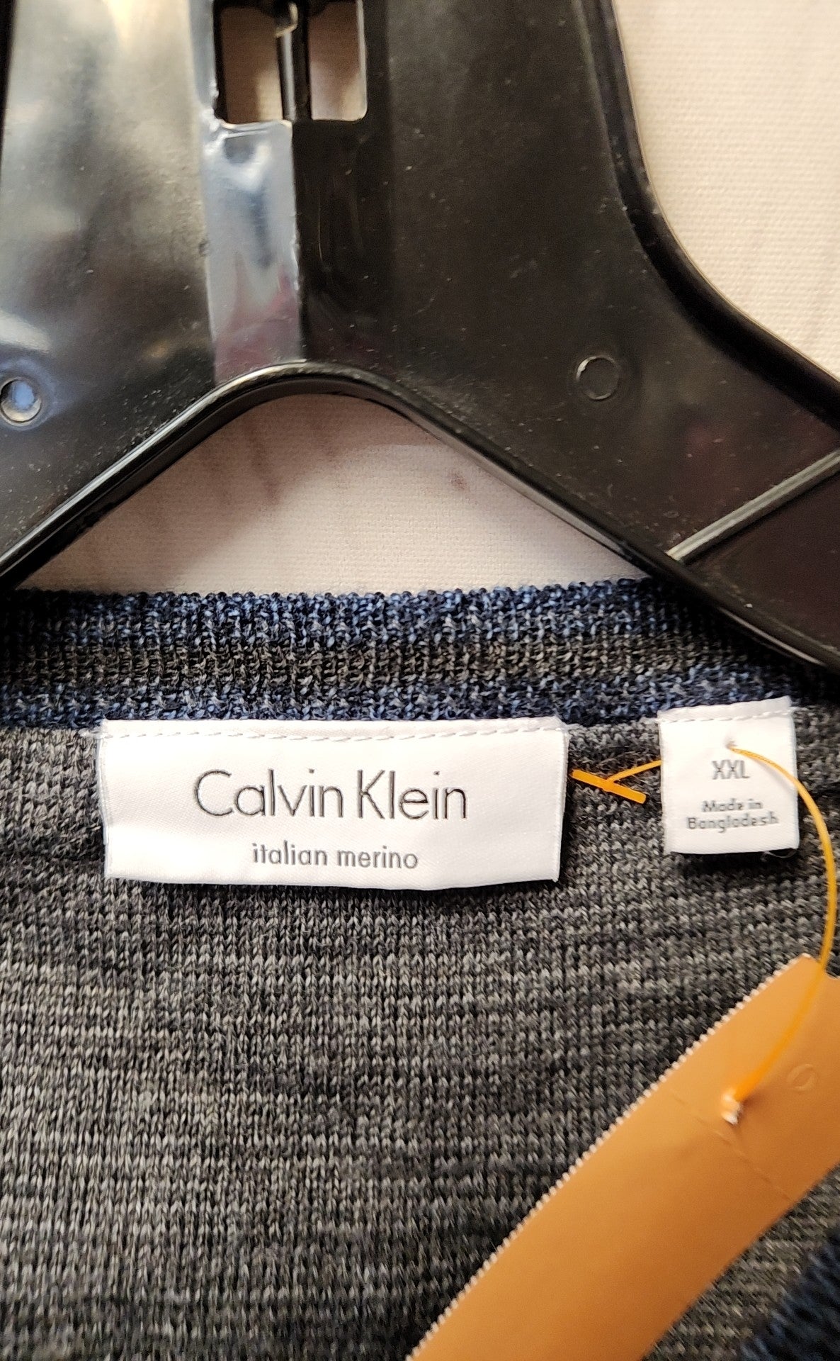 Calvin Klein Men's Size XXL Blue Sweater