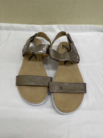 Anne Klein Women's Size 8-1/2 Silver Sandals