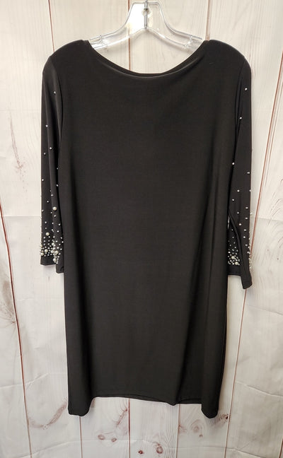 Nicole Miller Women's Size L Black Dress